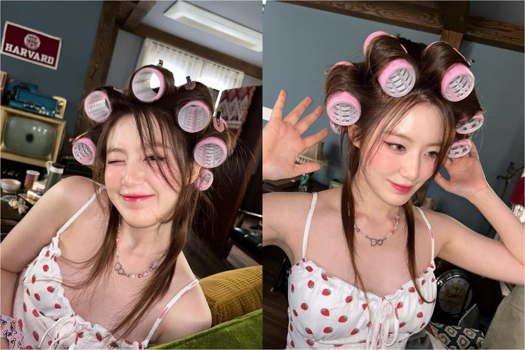 舒華新造型大崩壞！頭上插髮捲「神似包租婆」　網笑：會獅吼功嗎？