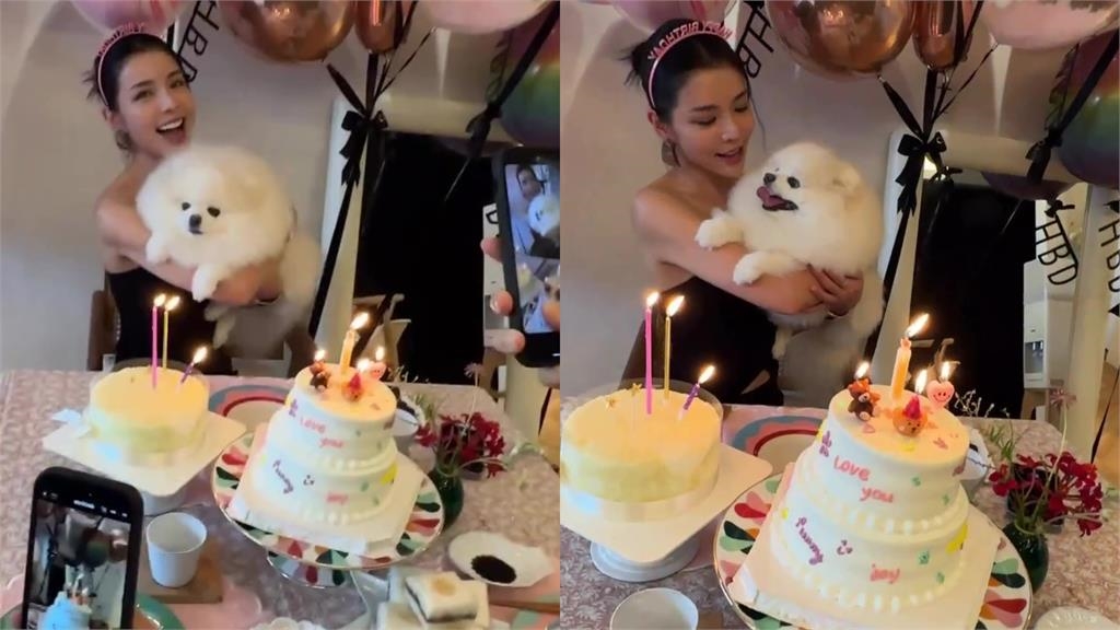 李毓芬「只包一塊布」激辣擁吻摯愛!生日趴解放超狂「真實狀態」震撼網