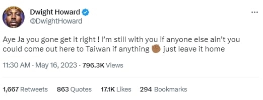 籃球／莫蘭特「亮槍風波」陷職涯危機！「魔獸」喊話揪團：來台灣吧