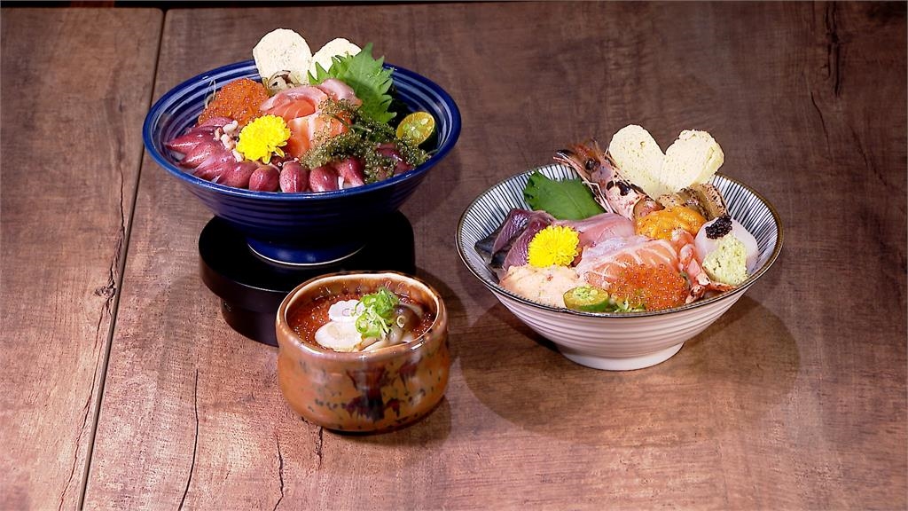 活跳跳！螢光烏賊做成生魚丼　蘭嶼飛魚也上桌