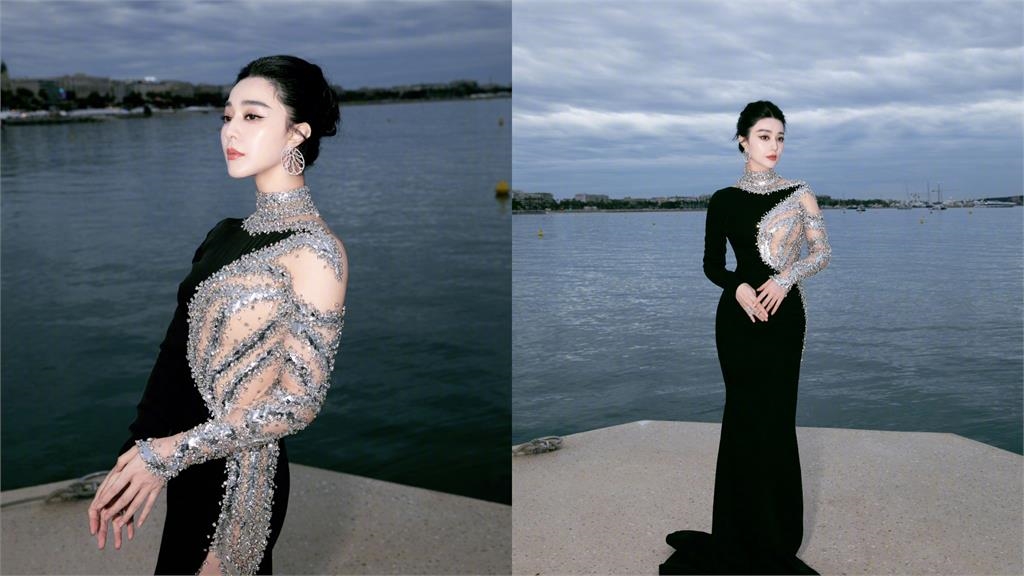 范冰冰紅毯「原圖直出」太震撼!天鵝造型勒出「巨大虎背」真實體態網嚇壞