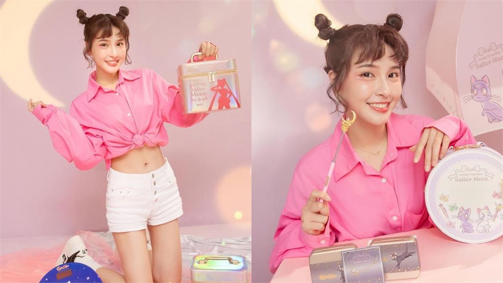 峮峮扮「美少女戰士」慘撞林襄！2大啦啦隊女神互尬網嗨：快來懲罰我