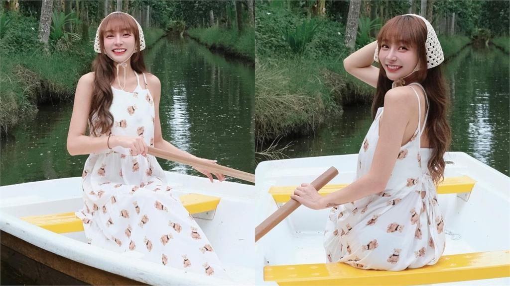 林襄遊泰國激曬水嫩風情!頭戴1物崩壞成「打掃阿姨」網笑:要預約嗎?