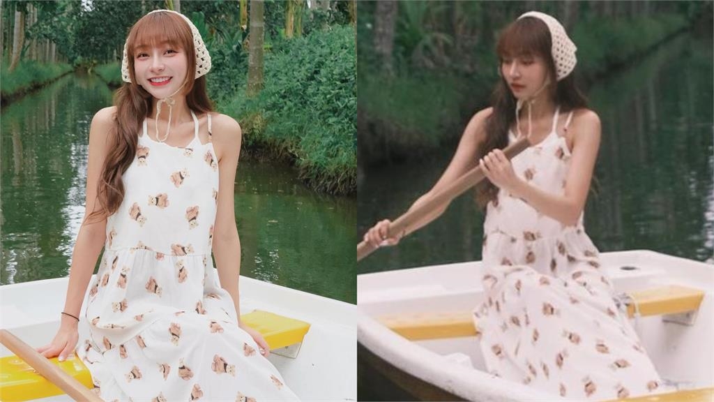 林襄遊泰國激曬水嫩風情!頭戴1物崩壞成「打掃阿姨」網笑:要預約嗎?