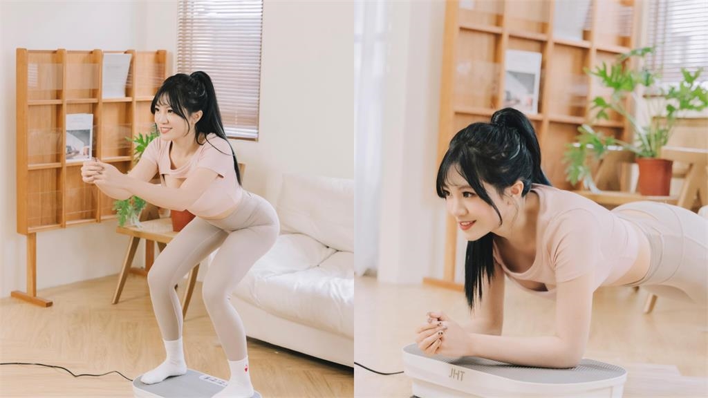 熊霓「棒式健身」上衣破洞全失守!超鬆領口「誠意內餡看光光」網炸裂