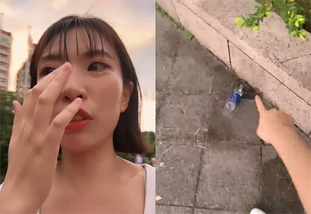 二壘妹看球遇襲!男球迷潑水嗆「違背善良風俗」 她崩潰:有必要這樣?