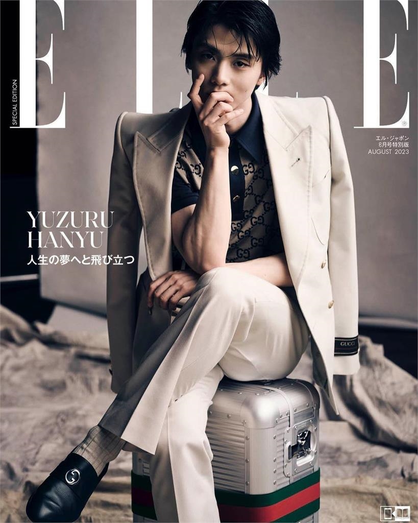 羽生結弦首登時尚雜誌!頂性感濕髮「托腮放電」帥照連發網暈了