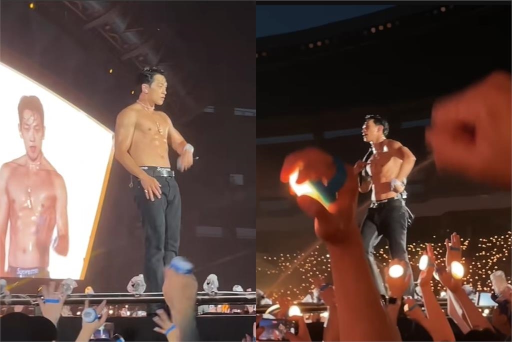 41歲還這麼壯!Rain脫上衣濕身熱舞 「六塊肌超養眼」台下全嗨炸