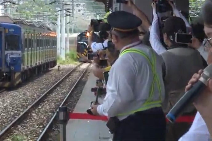 快新聞／「仲夏寶島號」蒸汽火車出發！　鐵道迷到場朝聖