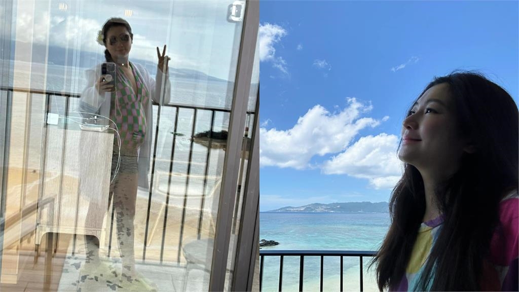 超驚險!Selina挺7月孕肚「浮潛1小時」 上岸驚覺「寶寶沒胎動」嚇壞