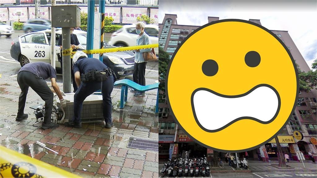 板橋「天降冷氣」砸死女大生!對面大樓牆外更驚人:天天與死神同行 板橋「天降冷氣」砸死女大生!對面大樓牆外更驚人:天天與死神同行