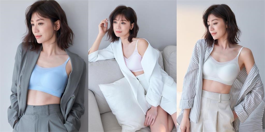 賈靜雯「上衣忘記扣」裂出巨深陰影！沙發狂凹「內裡狂透膚」震懾萬網：好偉大