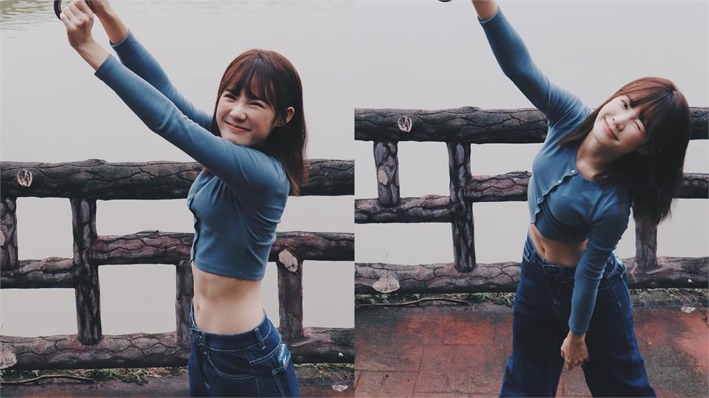 吳心緹雨天散步「雨傘舉太高」！短衣失速上縮「長輩出現了」急壞8千粉絲