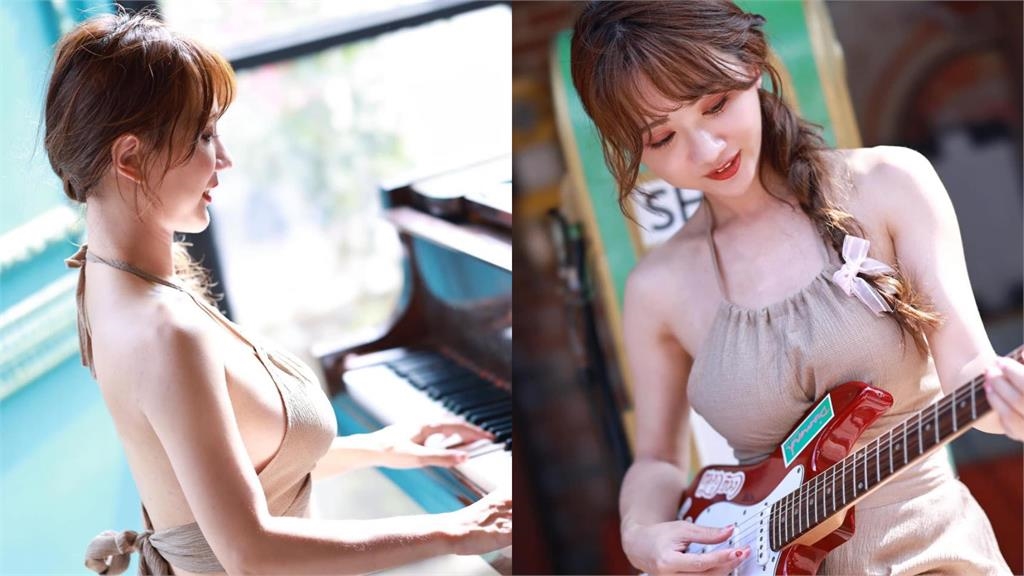 科技業女神「只綁肚兜」激烈彈鋼琴!整片撐不住…3千網狂歪樓:在跳動