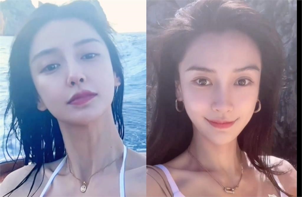 單身大解放!Angelababy「全白跳海」洩春光 火辣片網震撼:窒息了