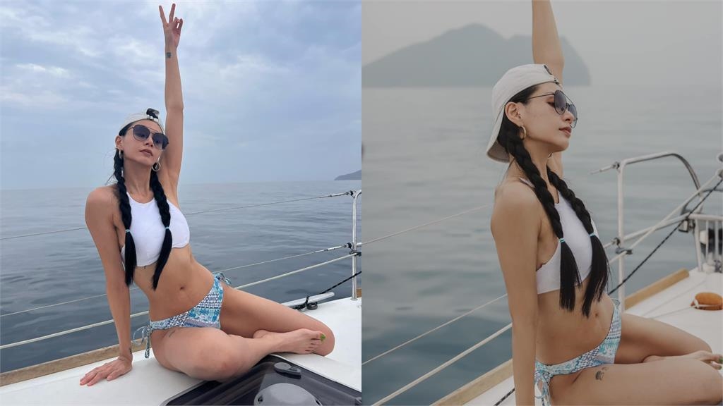 郭源元「縮水比基尼」勒出絕頂比例!上舉動作「身形全解鎖」親吐:被真空