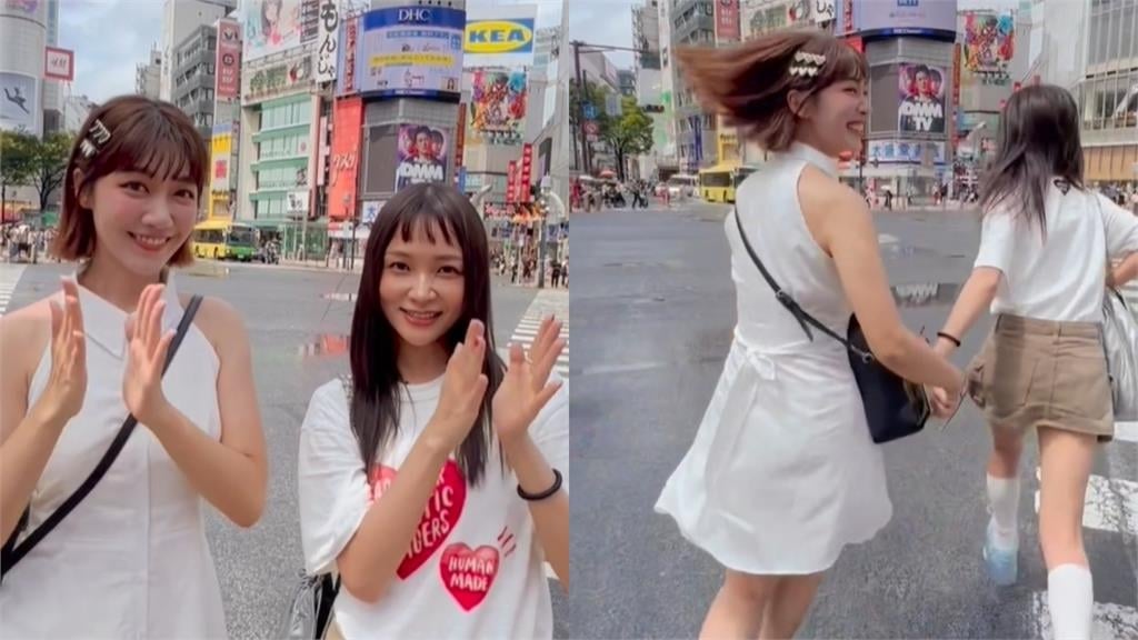 泱泱變身《今際之國闖關者》在澀谷狂奔!超迷你戰袍「震出沉重巨物」網震撼