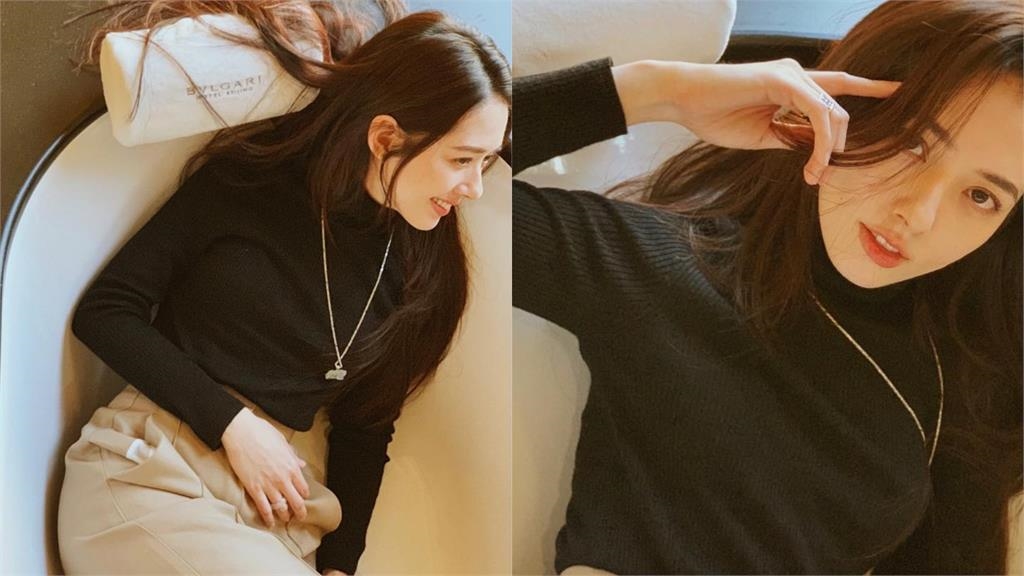 野生郭碧婷「濕身泳裝」被捕捉!彎腰潑水「真實體態大穿幫」網驚:這2寶媽?