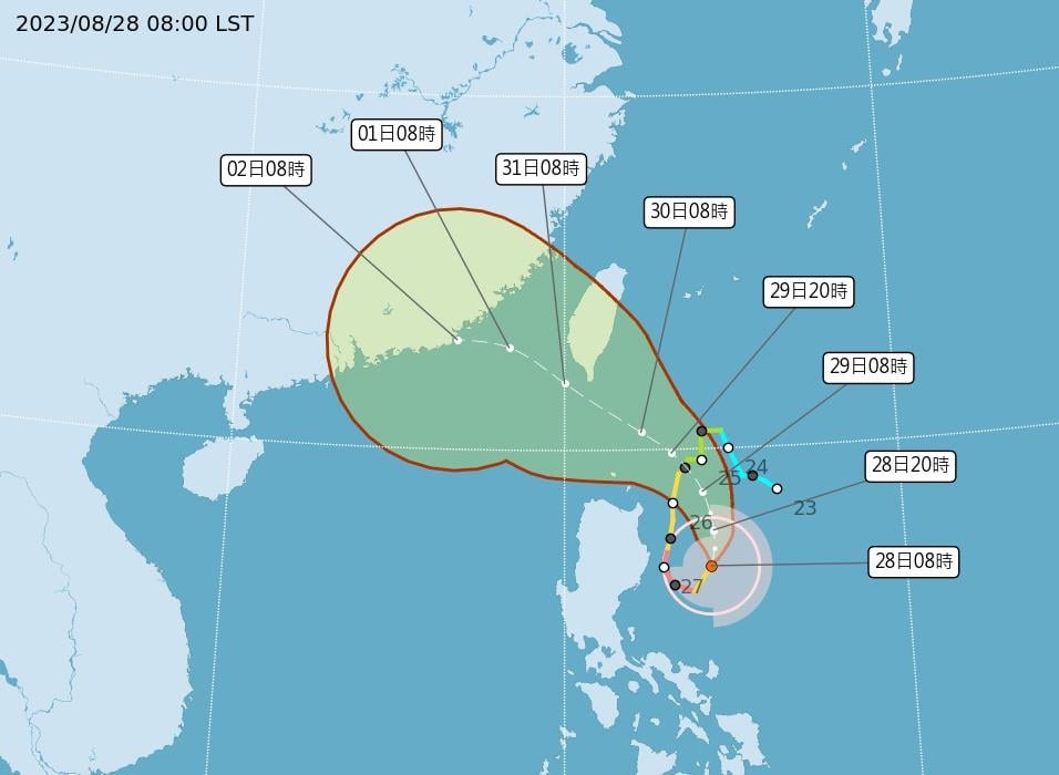 快新聞/三颱共舞! 颱風「海葵」生成移動路徑出爐