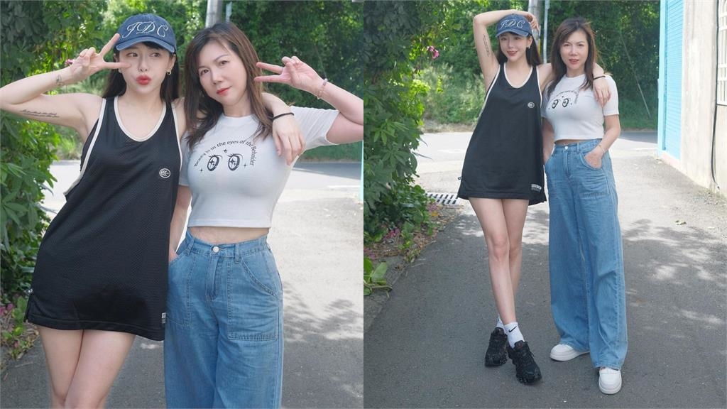 梓梓球衣破大洞「開出雪山隧道」！只穿Bra超透風網扛不住：你好燙