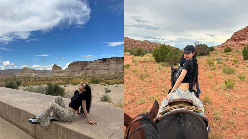 Jennie激短裙「黃金Q蛋」全看光!再換「高衩死庫水」百萬網暴動