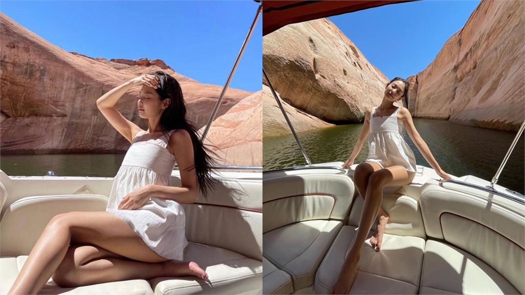 Jennie激短裙「黃金Q蛋」全看光!再換「高衩死庫水」百萬網暴動