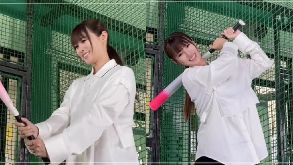 40歲深田恭子「純欲白襯衫」揮棒打球！一出手「封神體態大穿幫」百萬粉遭敲暈