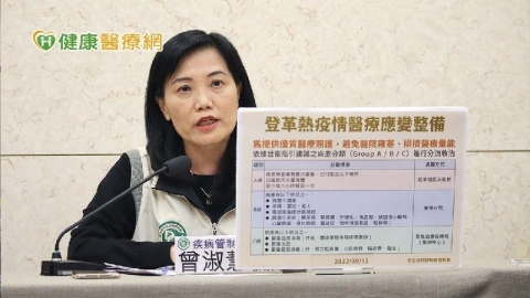 登革熱持續上升!為避免排擠醫療量能 病人以A、B、C級分流收治