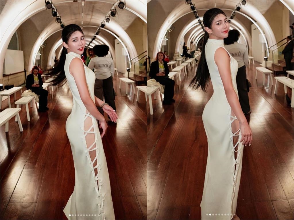 壯壯沒穿小褲褲「真空走路」！旗袍裝「整件全開」重點看光光網暴動：很危險