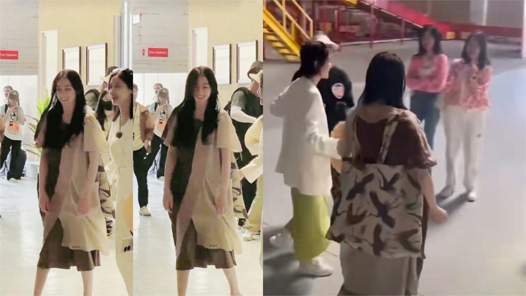 迪麗熱巴穿休閒連身裙慘遭酸!「經典大地配色」粉絲笑歪:穿僧袍?