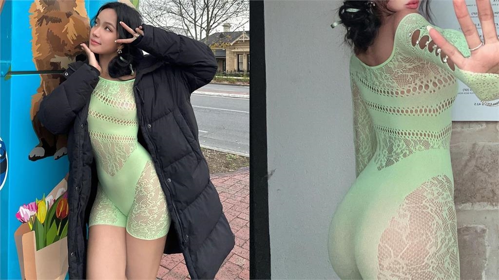 「健身版舒淇」犯規連體衣開滿洞!裸色「夢幻形狀」辣翻網:老師好頂