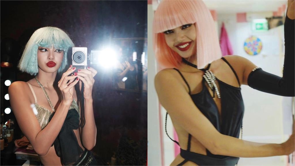 多圖／Lisa惹火OL裝「暗黑內在美」失速衝出　下身「剩1條線」比不穿還涼