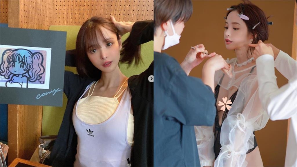 桃乃木香奈彈性背心「慘遭內餡側面撐開」!綁馬尾大穿幫…網猛盯:看到了