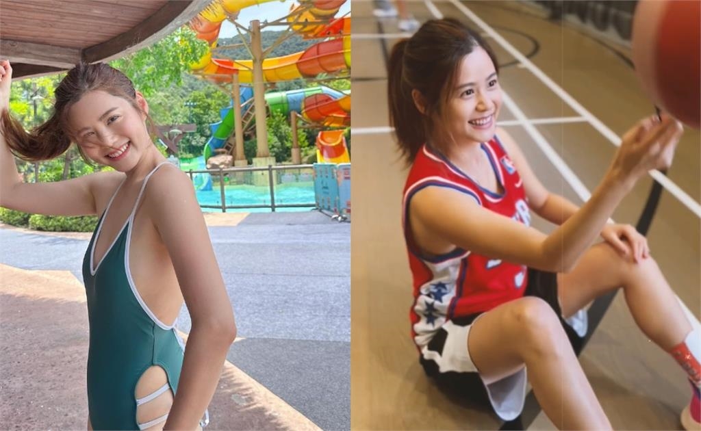 籃球界陳妍希「上下失守」!光溜出海「1塊布死撐」網求饒:流鼻血啦