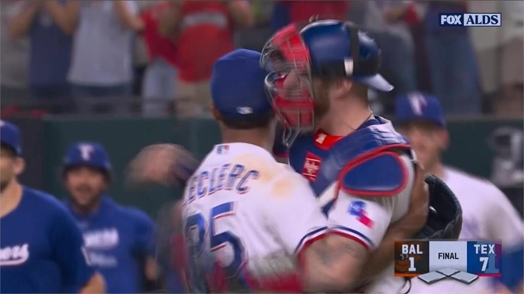 遊騎兵火力全開大勝金鶯 睽違12年挺進美聯冠軍戰