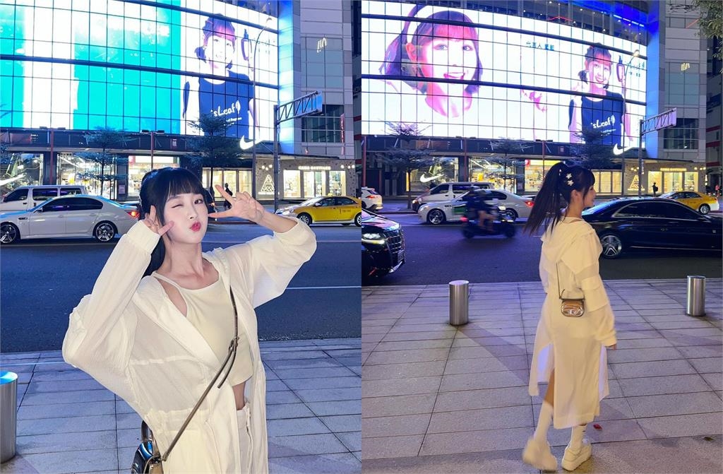 長髮籃籃「馬尾LOOK」全公開！街拍甩髮「外套沒穿好」1部位看光光