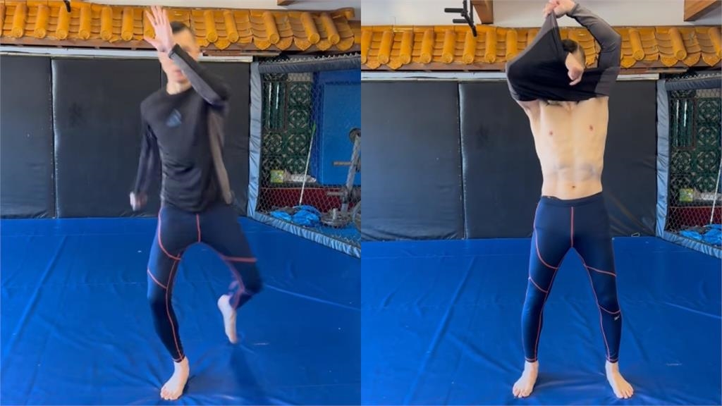 昔打斷李連杰手臂！65歲拳王裸上身秀「威猛倒三角」　肌肉猛男體態太狂