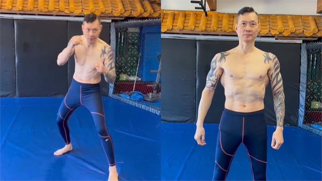 昔打斷李連杰手臂！65歲拳王裸上身秀「威猛倒三角」　肌肉猛男體態太狂