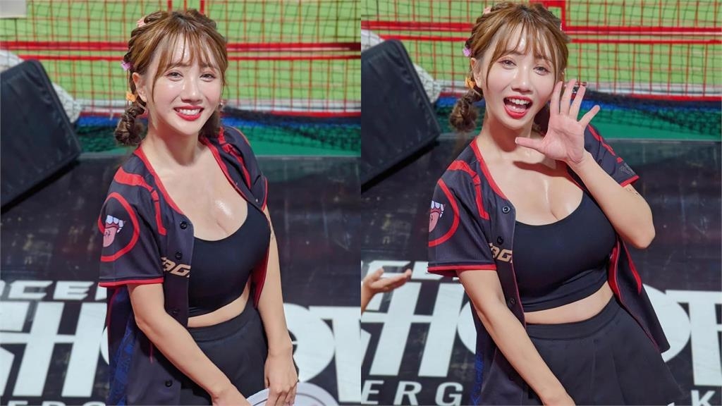 小珍奶只穿Bra應援「香汗全濕透」！球衣敞開驚見「中路大魔王」震撼網