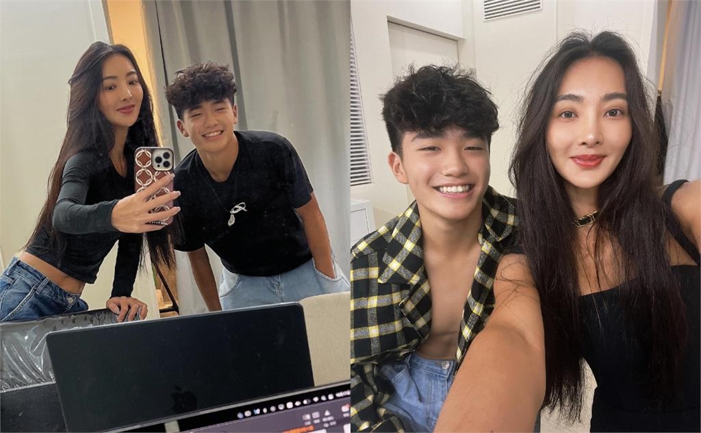 曹格15歲兒變「韓系歐巴」!駕馭「禁慾紅西裝」吳速玲驚呼:真的滿優