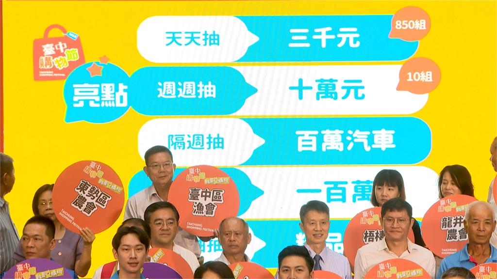 第五屆台中購物節開跑　盧秀燕賣力促銷！最大獎是這個