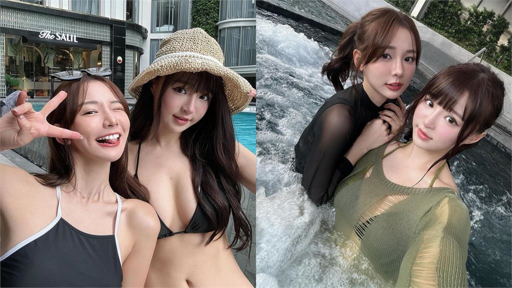 林莎「黑絲泳裝」上透視下挖空!炸出「流量密碼」4萬網激讚:寫真等級