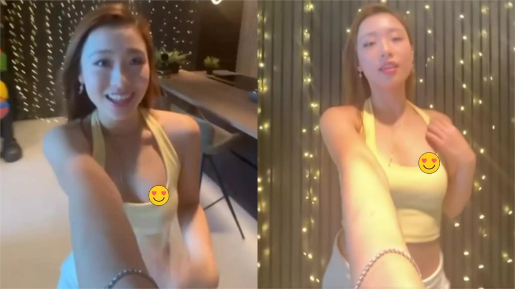 「港版石原聰美」自拍玩太嗨!領口下滑驚見「神秘黑影」疑走光畫面流出