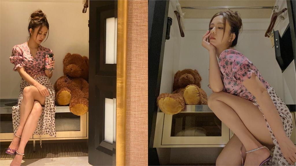 周曉涵「高衩裙置頂全開」大膽翹腳！「100%腿全破防」網投降：魂都飛了