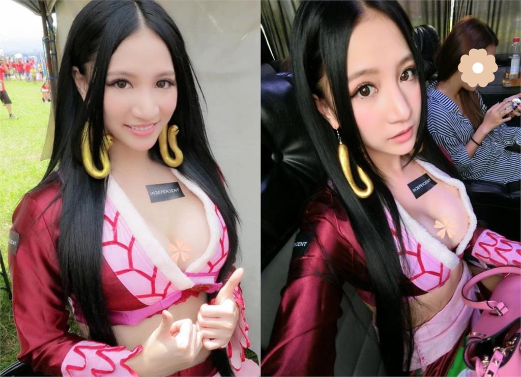 真人蛇姬合影魯夫「上衣穿太薄」!慘遭斜包勒出「殘暴女帝」網感動:長大了