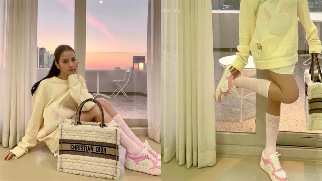 Jisoo「粉嫩私服」糖分超標!絕頂「逆天玉足」345萬看傻:天使