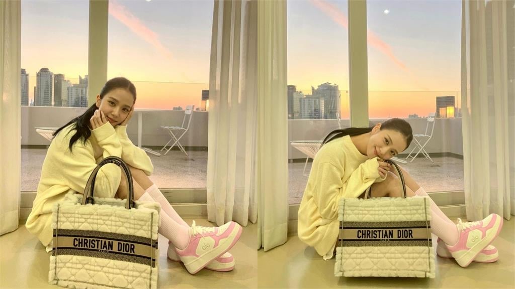 Jisoo「粉嫩私服」糖分超標!絕頂「逆天玉足」345萬看傻:天使