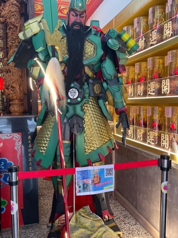 神將大變身「機甲神尊」趙雲、關公、孫悟空 擺放宮廟超吸睛