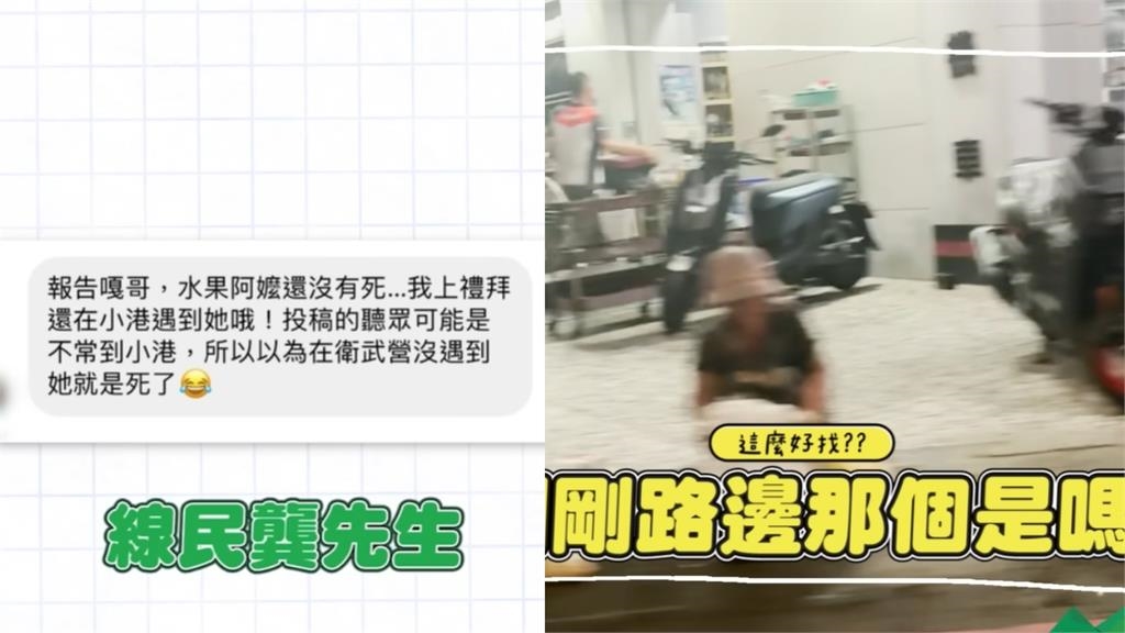 蔡阿嘎糗了!自爆「找到鳳山水果阿嬤」PO影片嗨翻 在地人搖頭:重拍吧