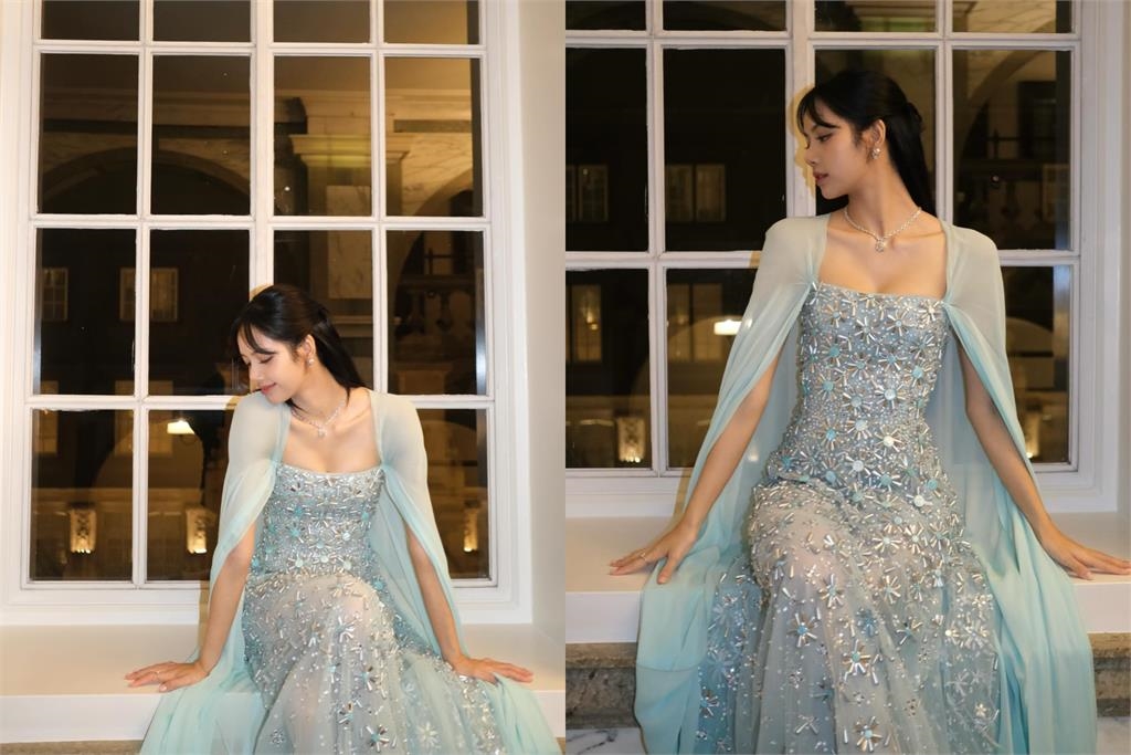Lisa化身《冰雪奇緣》Elsa！現身白金漢宮晚宴　粉絲敲碗：快演真人版